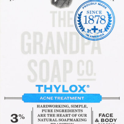 GRANDPA'S: Bar Soap Thylox Acne Treatment with Sulfur