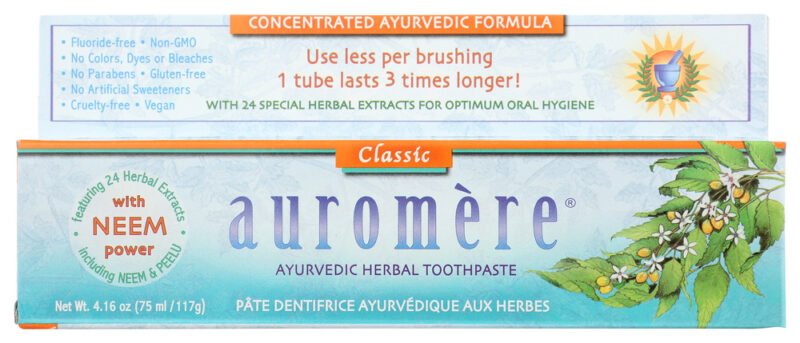 AUROMERE: Ayurvedic Herbal Toothpaste Licorice