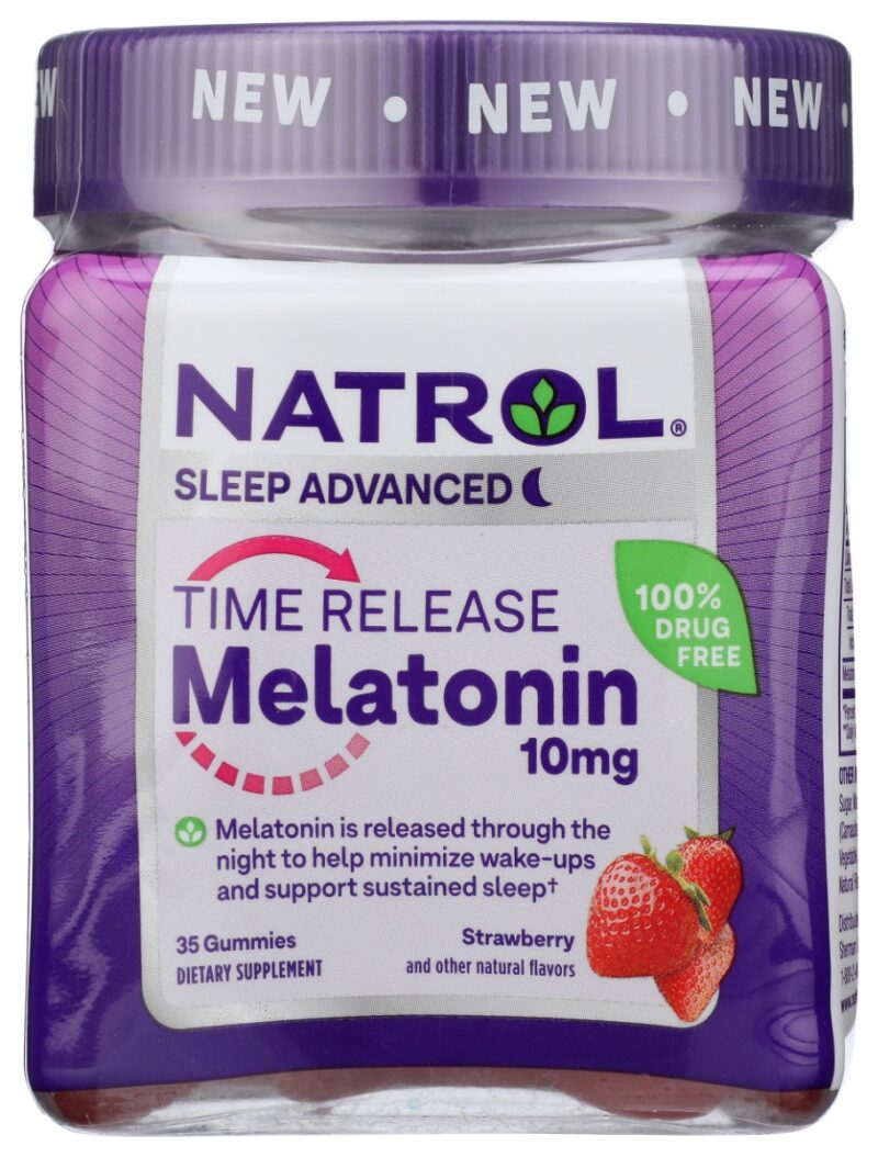 NATROL: Time Release Melatonin Gummy 10mg