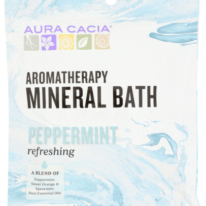 AURA CACIA:  Aromatherapy Mineral Bath Refreshing Peppermint