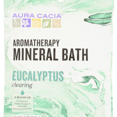 AURA CACIA: Aromatherapy Mineral Bath Clearing Eucalyptus