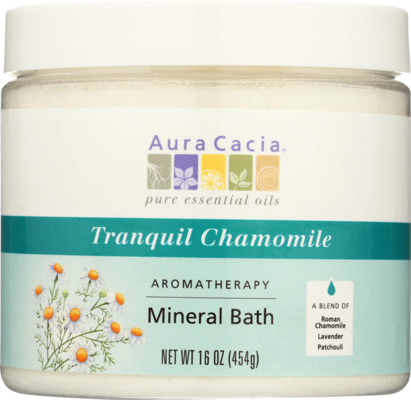 AURA CACIA: Aromatherapy Mineral Bath Tranquil Chamomile