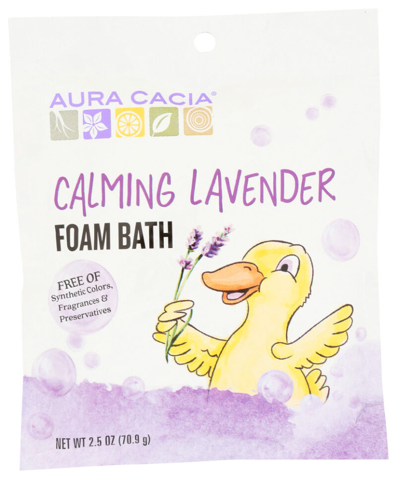 AURA CACIA: Lavender Essential Oil Calming Foam Bath