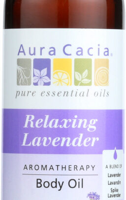 AURA CACIA: Aromatherapy Body Oil Relaxing Lavender