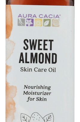 AURA CACIA: Natural Skin Care Oil with Vitamin E Nurturing Sweet Almond