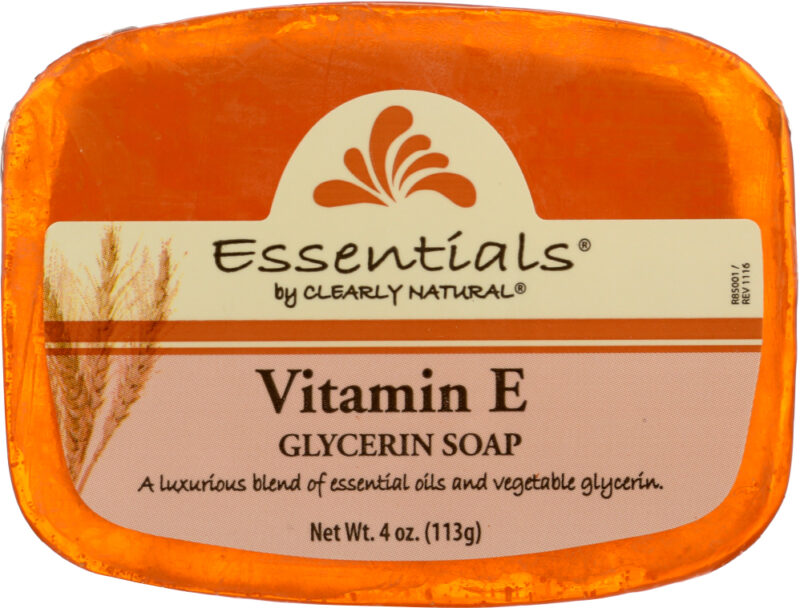 CLEARLY NATURAL: Vitamin E Pure And Natural Glycerine Soap