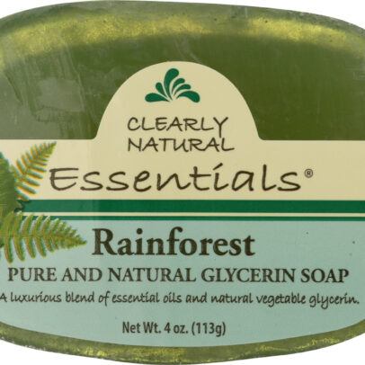 CLEARLY NATURAL: Rainforest Pure And Natural Glycerine Soap