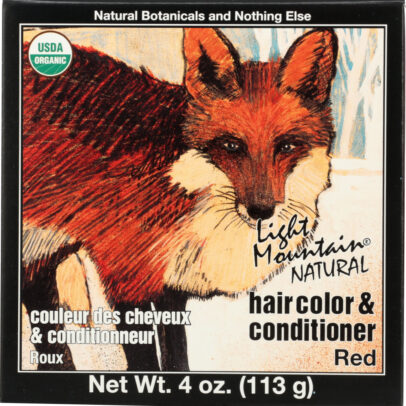 LIGHT MOUNTAIN: Organic Natural Hair Color & Conditioner Red