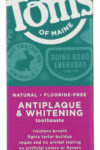 TOMS OF MAINE: Fluoride Free Antiplaque & Whitening Toothpaste Peppermint