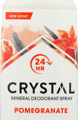 CRYSTAL ESSENCE: Mineral Deodorant Body Spray Pomegranate