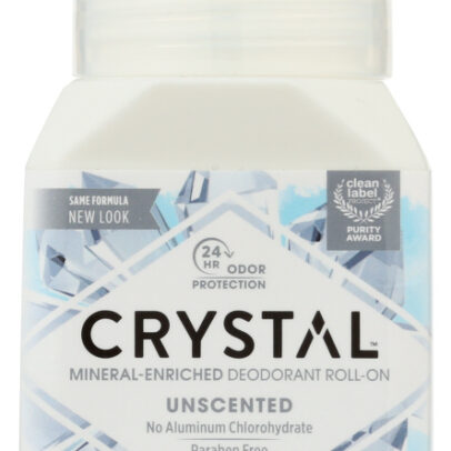 CRYSTAL BODY DEODORANT: Roll-On Fragrance Free