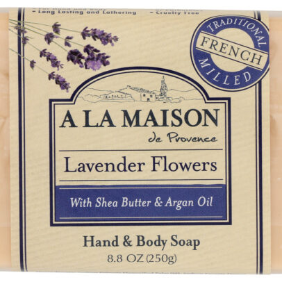 A LA MAISON DE PROVENCE: Hand & Body Bar Soap Lavender Flowers