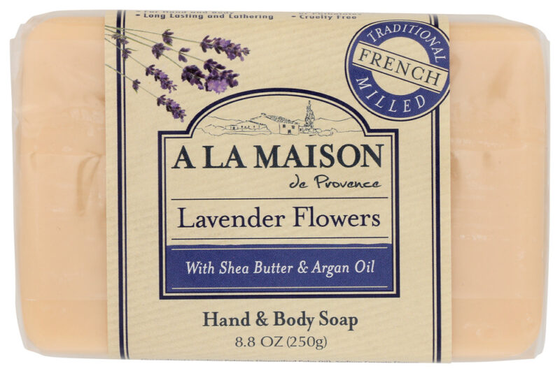 A LA MAISON DE PROVENCE: Hand & Body Bar Soap Lavender Flowers