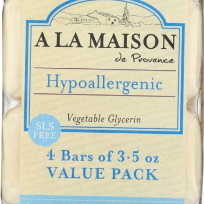 A LA MAISON: Unscented Soap Bar 4Pk