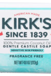 KIRK'S: Original Coco Castile Bar Soap Fragrance Free