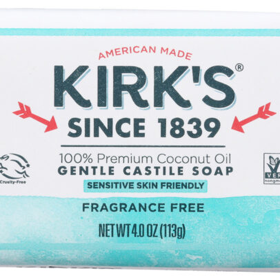 KIRK'S: Original Coco Castile Bar Soap Fragrance Free