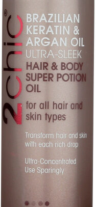 GIOVANNI COSMETICS: Ultra-Sleek Hair & Body Super Potion Brazilian Keratin & Argan Oil