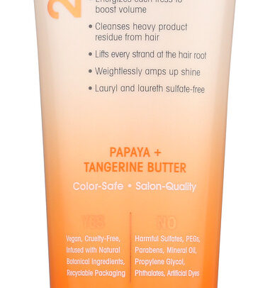 GIOVANNI COSMETICS: Tangerine & Papaya Butter Ultra-Volume Shampoo