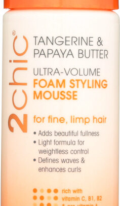 GIOVANNI COSMETICS: Ultra Volume Tangerine and Papaya Butter Foam Styling Mousse