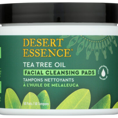 DESERT ESSENCE: Natural Tea Tree Oil Facial Cleansing Pads Original