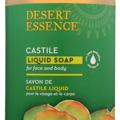 DESERT ESSENCE: Castile Liquid Soap with Eco-Harvest Tea Tree Oil