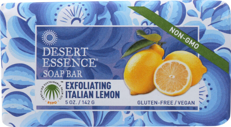 DESERT ESSENCE: Soap Bar Exfoliating Italian Lemon