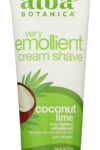 ALBA BOTANICA: Very Emollient Cream Shave Coconut Lime