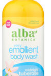 ALBA BOTANICA: Natural Very Emollient Bath & Shower Gel Midnight Tuberose