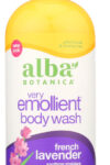 ALBA BOTANICA: Very Emollient Bath & Shower Gel French Lavender