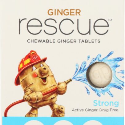 GINGER PEOPLE: Ginger Rescue Chewable Ginger Strong Tablets