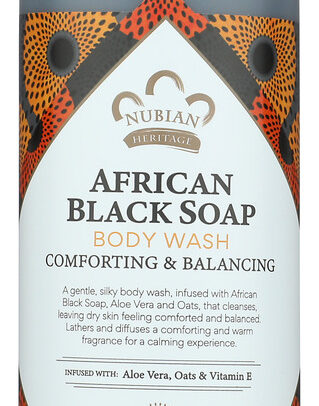 NUBIAN HERITAGE: African Black Soap Body Wash