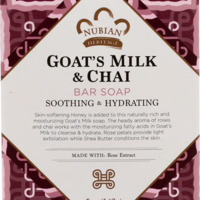 NUBIAN HERITAGE: Goat's Milk & Chai Soap