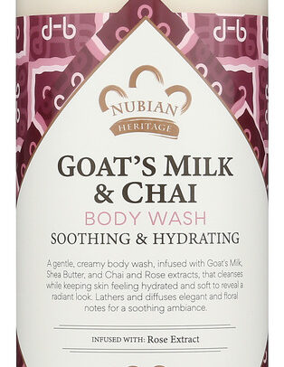 NUBIAN HERITAGE: Body Wash Goat's Milk & Chai