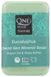 ONE WITH NATURE: Triple Milled Soap Bar Eucalyptus Argan Oil + Shea Butter