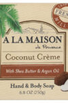 A LA MAISON DE PROVENCE: Hand & Body Bar Soap Coconut Cream