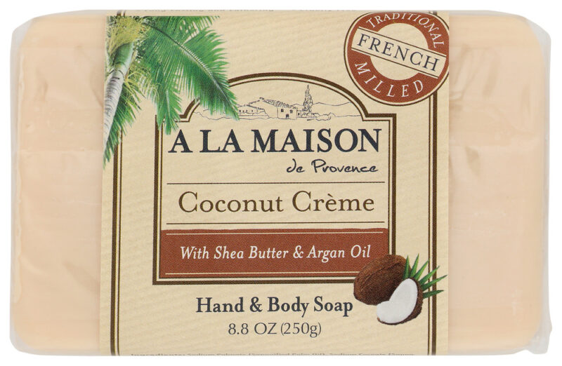 A LA MAISON DE PROVENCE: Hand & Body Bar Soap Coconut Cream