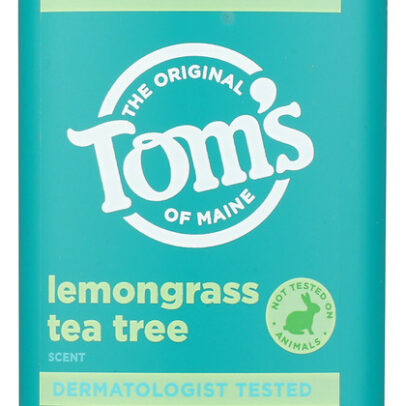 TOMS OF MAINE: Lemongrass Tea Tree Deodorant Stick