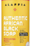 ALAFFIA: Authentic African Black Soap All In One Rosewater Peony