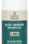 LAZARUS NATURALS: Gel Muscle Cbd 2000Mg