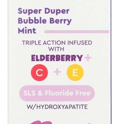 RADIUS: Super Duper Immune Support Toothpaste in Bubble Berry Mint