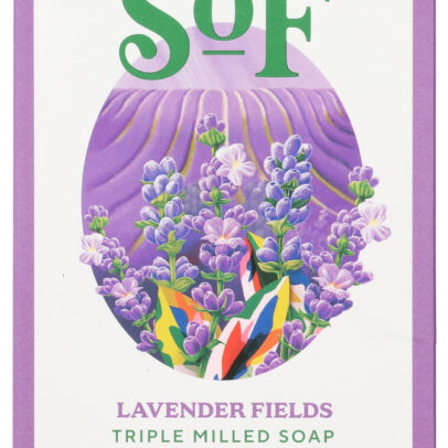 SOUTH OF FRANCE: French Milled Oval Soap Lavender Fields