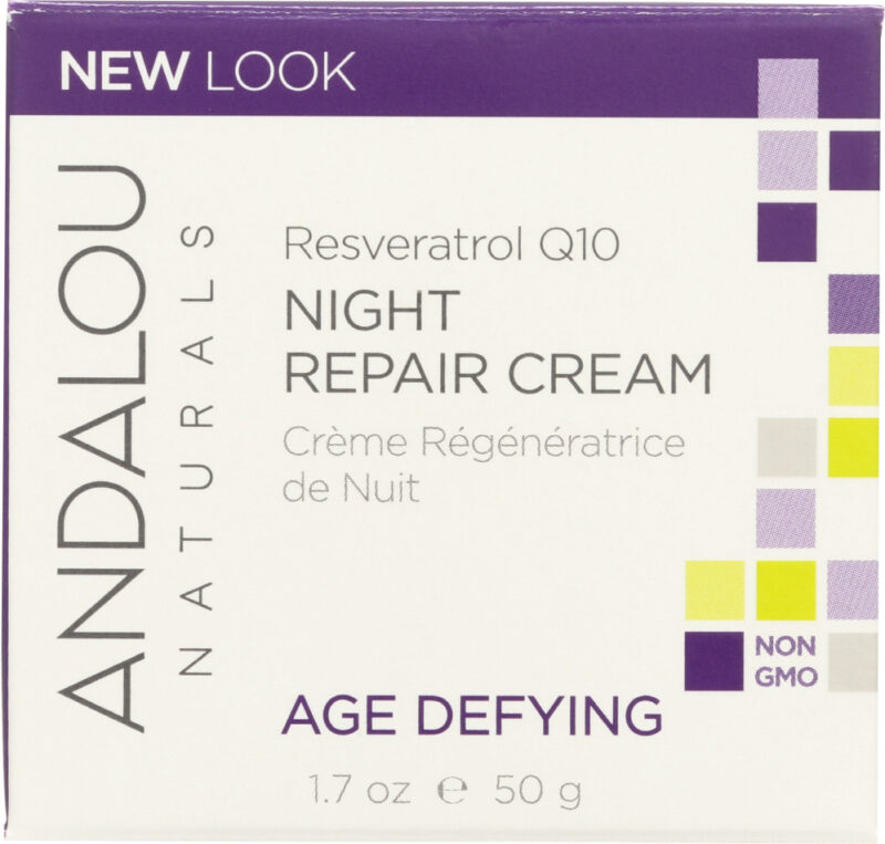 ANDALOU NATURALS: Resveratrol Q10 Night Repair Cream Age-Defying