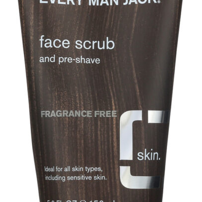 EVERY MAN JACK: Face Scrub and Pre-Shave Fragrance Free