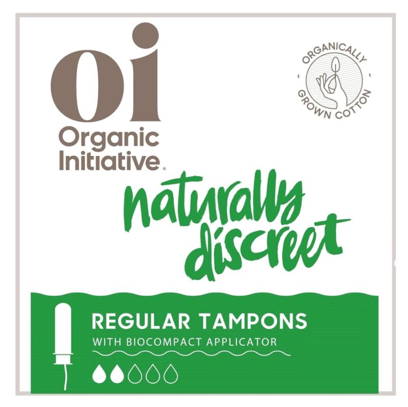 ORGANIC INITIATIVE: Cotton Regular Tampons