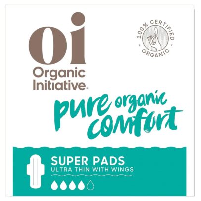 ORGANIC INITIATIVE: Ultra Thin Super Pads with Wings