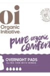 ORGANIC INITIATIVE: Ultra Thin Overnight Pads with Wings