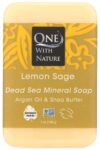 ONE WITH NATURE: Lemon Sage Triple Milled Minerals Soap Bar