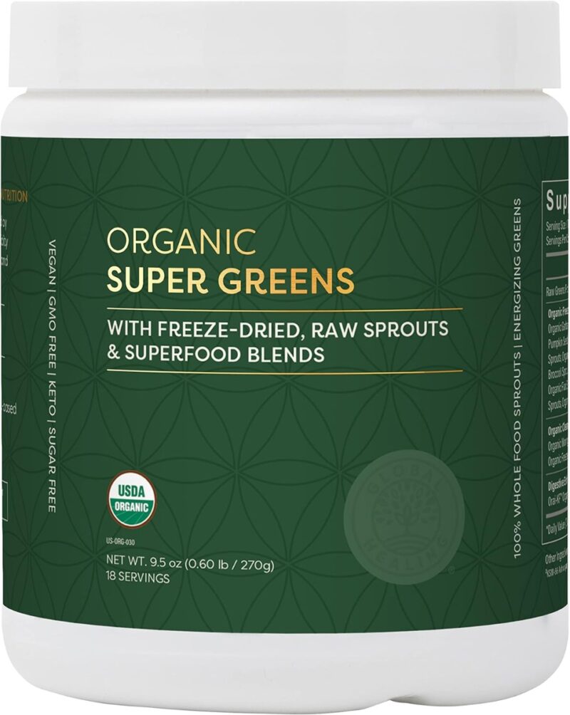 GLOBAL HEALING: Organic Super Greens