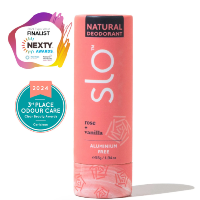 SLO: Natural Deodorant Rose and Vanilla