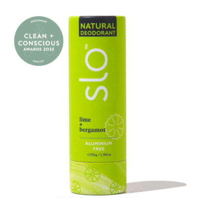 SLO: Natural Deodorant Zesty Bergamot Lime